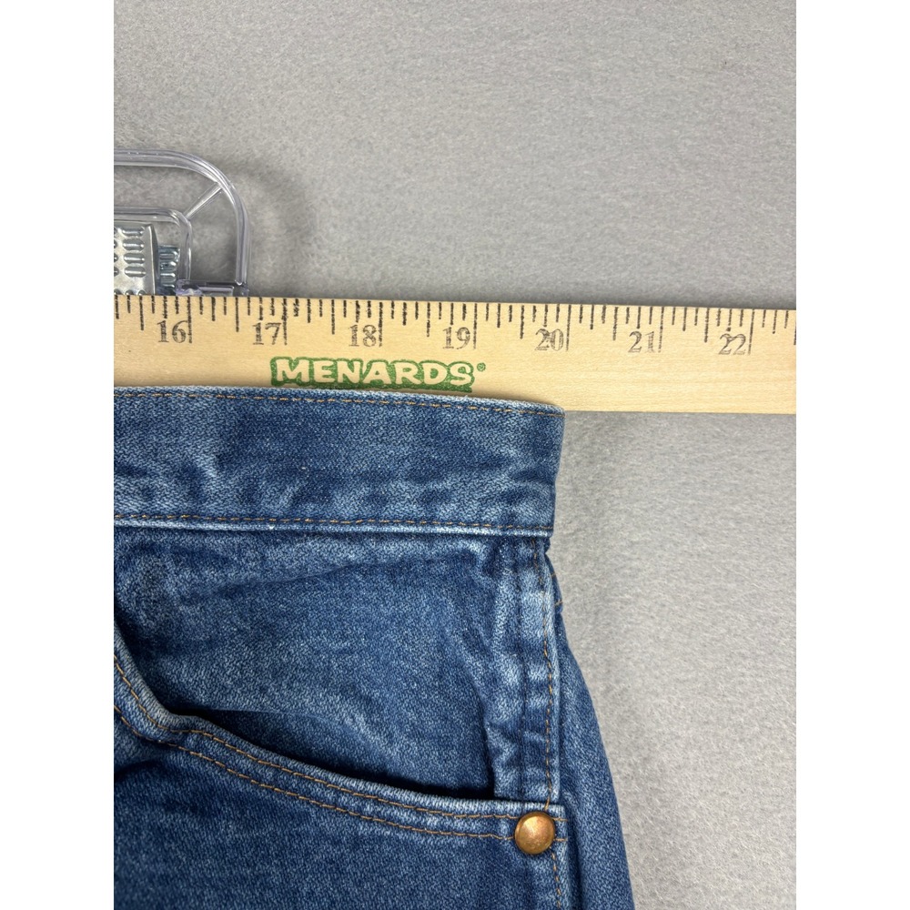Wrangler 13MWZPW Cowboy Cut Original Fit Jeans 40x32 Blue Denim - Picture 7 of 9